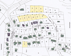 Lageplan Neubaugebiet